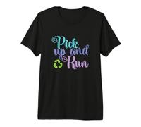 Plogging Pick up And Run Maglietta Premium