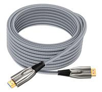 Ploiwue 8K HDMI opticafiber cavo 10m nylon intrecciato attivo AOC 2.1cable 48Gbps ultra alta velocità cavo Funzione per HDTV/Projec tor Home Theatre Gaming box Blu ray player proiettore