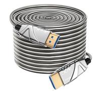 Ploiwue lungo 8k HDMI opticafiber cavo 4M Metal Armor Jacket attivo ottico AOC 2.1cable 48Gbps ultra alta velocità cavo Funzione per HDTV/Projec tor Home Theatre Gaming box Blu ray player proiettore
