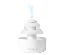 Plookyoe Umidificatore a Nebbia Fredda Rain Cloud con Luce Notturna LED Colore per Camera da Letto, Ufficio per la Prevenzione di Secchezza e Abiliorazione del Sonno