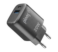 Cellularline Caricabatterie da Rete 20W Dual USB-A-USB-C per Smartphone e Tablet