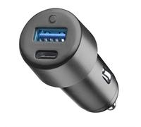 Ploos - Ploos - Auto Charger Dual 20w Usb + Usb-c-nero PLOOS