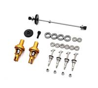 PLOQAZEH Coppa Differenziale Rc per WLtoys 284131 K969 K979 K989 K999 P929 P939 1/28 RC Car Parts Ingranaggio Aggiornamento in Metallo Cuscinetto Dell'albero di Trasmissione del Differenziale(Yellow)