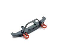 PLOQAZEH per HengLong per JJRC per FeiYu per WPL C14 C24 C34 C44 B14 B16 B24 B36 Paraurti Anteriore in Metallo RC Auto Veicolo Cingolato Parti di Ricambio E Utilizzo Accessorio per Auto RC(Gray)