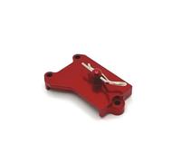PLOQAZEH per SCY 16101 16102 16103 16104 16106 16201 1/16 Supporto Piastra Batteria Metallo Servo RC Ricambi E Accessori Auto Sostituzione E Aggiornamento Accessorio per Auto RC(Red)