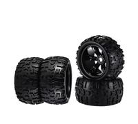 PLOQAZEH per Traxxas per Maxx per Tmaxx per E-Revo per Revo 3.3 per JLB per Cheetah M 1/8 Scala 17mm Hex RC Pneumatici E Ruote per Camion Set Incollati Pneumatici Auto RC(4PSC)