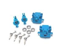 PLOQAZEH per WLtoys 284131 K969 K979 K989 K999 P929 P939 1/28 Metallo 27mm Albero di Trasmissione Cambio Differenziale RC Auto Veicolo Cingolato Parti di Ricambio Accessorio per Auto RC(Blue)