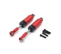 PLOQAZEH per WPL C14 C24 B14 B24 per HengLong per FeiYu per JJRC Ammortizzatore Idraulico in Metallo RC Ricambi E Accessori Auto Aggiornamento Sostituzione Uso Accessorio per Auto RC(Red)