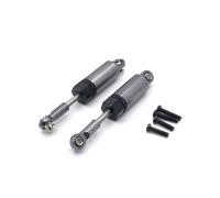 PLOQAZEH per WPL C14 C24 B14 B24 per HengLong per FeiYu per JJRC Ammortizzatore Idraulico in Metallo RC Ricambi E Accessori Auto Aggiornamento Sostituzione Uso Accessorio per Auto RC(Gray)