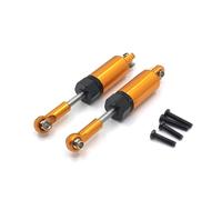 PLOQAZEH per WPL C14 C24 B14 B24 per HengLong per FeiYu per JJRC Ammortizzatore Idraulico in Metallo RC Ricambi E Accessori Auto Aggiornamento Sostituzione Uso Accessorio per Auto RC(Yellow)