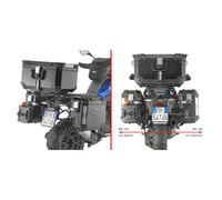 PLOS5143CAM Portavaligie laterale Givi PL ONE-FIT Trekker Outback BMW R 1300 GS