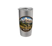 Plose Dolomiti Italia Montagna Vacanze Design Bicchiere termico in acciaio inox doppia parete