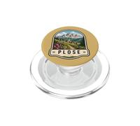 Plose Italia Dolomiti Vintage Mountain Travel Design PopSockets PopGrip per MagSafe