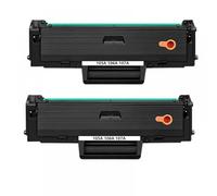 PlosFeng Cartuccia toner compatibile W1105A W1106A W1107A 105A 106A 107A per Laser 107A 107W MFP 135W MFP 135A MFP 137FNW NO Sostituzione del chip(2 Pcs)