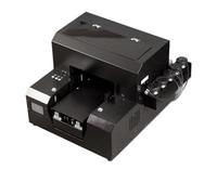 PlosFeng Macchina della stampante a getto d'inchiostro automatico A4 per stampante in metallo in legno in legno acrilico Custodia LED compatibile con stampanti cilindri(A4-6N UV Printer)