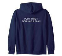 Plot Twist: God Had a Plan - Christian Faith Reminder Felpa con Cappuccio