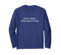 Plot Twist: God Had a Plan - Christian Faith Reminder Maglia a Manica