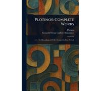 Plotinus Kenneth Sylvan Guthrie Plotinos (Copertina rigida)