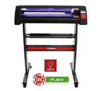 Plotter da Taglio Vinile Macchina per Taglio e Incisione Insegne Etichette Guida Laser - Abbonamento 12 Mesi Software FlexiStarter - LED - 720mm