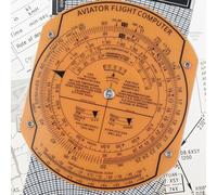 Plotter di regola dello scorrevole di aviazione di 360 gradi per i calcoli rapidi e precisi della navigazione durante il volo (B)