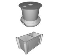 Plotter Mount for Genuino Uno - Compatible with Makelangelo Drawing System