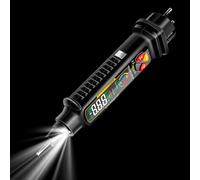 Plotter per circuiti elettrici - Analizzatore di circuiti di presa da 8,86 pollici, Tester ABS | Allarme Intelligente 12-300 V 50-60 Hz Di Suoneria Del Plotter 119G Con 2 Batterie AAA NON INCLUSE