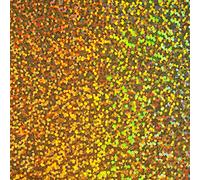 plottiX Pellicola termoadesiva, Poliestere Cotone, Gold, 32 x 50cm