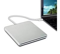 Ploveyy External USB DVD-RW CD-RW Drive, Reads and Writes to Both CD & DVD Media, Supports Windows xp/Windows 7 / Win 8/win10, perfect support desktop computers, notebook computers