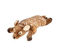 Plow & Hearth 90268 Fuzzy Spotted Fawn cuscino corpo, 1 pezzo (confezione da 1), marrone chiaro
