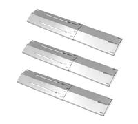 Plowo Schermo universale regolabile per tenda, piastra riscaldante in acciaio inox, copertura per bruciatore per grill, Flamer Tamer, kit di riparazione per barbecue Charbroil e altri modelli di grill