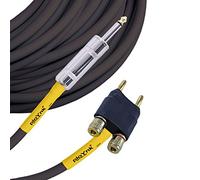 Ploynk professionale audio speaker cable - 12 gauge 12 ft 1/4" to Banana