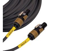 Ploynk professionale audio speaker cable - 12 gauge 30 ft Speakon to Speakon