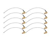 plplaaoo 10 pezzi cavo coassiale RF ad angolo retto SMA testa femmina a linea coassiale IPX kit set di connettori materiale in ottone di alta qualità per sistemi GPS hotspot WiFi