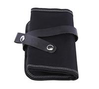 plplaaoo Astuccio arrotolabile per matita, in tessuto Oxford, durevole, portamatite, organizer per artisti, studenti, scuola, ufficio, arte, artigianato, nero, 36/48 slot (36 pezzi)