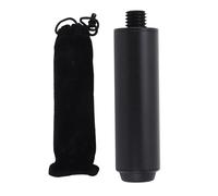 plplaaoo Billiard Pool Cue Extension Alluminio Extender da 4 Pollici Stick con Tappo Posteriore per allungamento e Guadagno di Peso Giocatori Professionisti e Giocatori Occasionali
