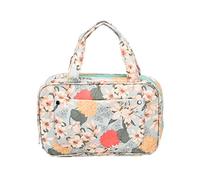 plplaaoo Borsa portaoggetti per ferri da maglia all'uncinetto Tasche con cerniera di grande capacità Borsa per viaggiare a casa Lavorazione in tessuto Oxford 600D Taglia unica