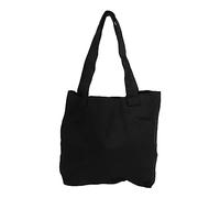 plplaaoo Borsa tote per tappetino yoga Borsa portatile in tela Borsa a tracolla con cerniera Design a 2 strati per lezioni di yoga Allenamento in palestra Durevole Alla moda Grande capacità (Nera)