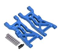 plplaaoo Braccio sospensione anteriore inferiore RC in lega di alluminio ad alte prestazioni Parte di aggiornamento per LOSI 1/10 22S 2WD No Prep Drag Car Veicolo RC Set da 2 pezzi con (Blu)