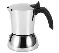 plplaaoo Caffettiera in acciaio inossidabile 304 Bollitore per estrazione della moka Durevole Facile da pulire Resistenza alle alte temperature per l'uso in bar di casa Altezza 15,5 cm