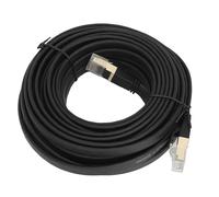 plplaaoo CAT 8 Ethernet Cavo piatto schermato ad alta velocità 40 Gbps Cavo di rete 2000MHz con connettore RJ45 per lo streaming dei giochi e la casa di casa 10 metri 10 metri