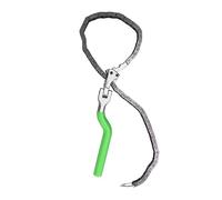 plplaaoo Chiave per filtro olio a catena Chiave universale professionale per carichi pesanti per rimozione filtro olio moto camion auto Acciaio Ferro Verde da 2,4 a 7,6 pollici