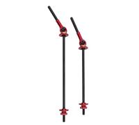plplaaoo Ciclaggio a rilascio rapido Skewer maniglia ergonomica a rilascio rapido Skewer Clip Bolt Lever per la riparazione (Rosso)