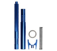 plplaaoo Comp Center Slider Albero di trasmissione Kit di aggiornamento in lega di alluminio Telaio di supporto albero di trasmissione ad alte prestazioni per Vorteks Granite 1/10 RC Car (Blu scuro)