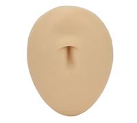 plplaaoo Corpo Modello Flessibile in Silicone Morbido, Modello di Ombelico in Silicone con Parti del Corpo Finte, Display del Modello di Ombelico in Silicone per La Pratica del Piercing