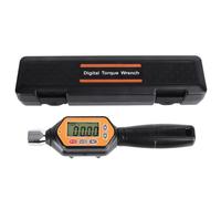 plplaaoo Digital Torion chiave per torsione 1/4 Drive Accuratezza ad alta precisione regolabile Strumento industriale con Notifica del cicalino a LED 10 Nm Sostituibile testa per