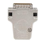 plplaaoo D'SUB Connettore seriale 15 Pin Maschio Guscio in metallo Resistente al fuoco ad alta frequenza Ritardante di fiamma per ingegneria elettrica PCB Interfaccia VGA Materiale in lega