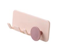 plplaaoo Gancio per spina Supporto per presa di corrente a parete Forte adesione autoadesivo Senza ganci per trapano per bagno Ufficio Casa PP ABS 30 g 1 confezione (Rosa)