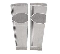 plplaaoo Ginocchiere autoriscaldanti Grafene Manicotto di compressione caldo Supporto per tutore Avvolgere Scaldamuscoli per la protezione sportiva Tenere al caldo 1 paio Nero Grande (l)