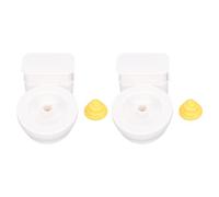 plplaaoo Giocattolo per WC a Pressione dell'Aria Modello di comò in Miniatura Esilarante Scherzo Scherzo Roba per Ragazzi Ragazze Divertimento per Feste Materiale ABS 80x125x55mm