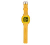 plplaaoo Kids Analog Watch Waterproof Digital Sports Watch con 7 colori LED LED Alarming Stop Week Week Calendar Band regolabile in silicone per ragazzi ragazze (Giallo)